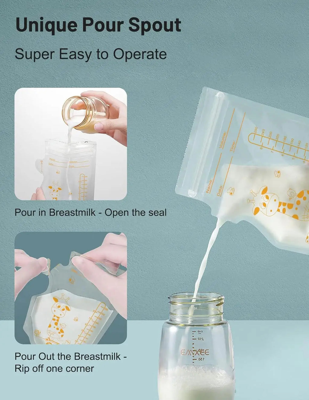 Breast Milk Storage Bags (100-Pack)