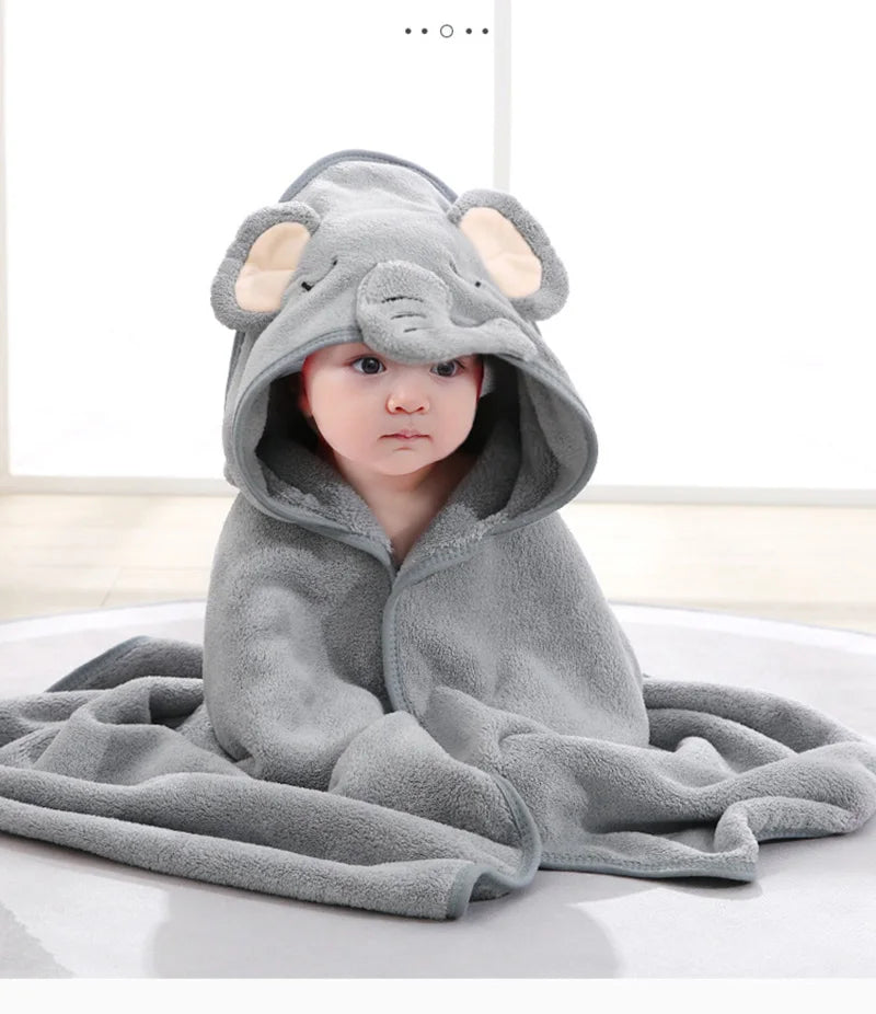 Hooded Baby Bath Towel
