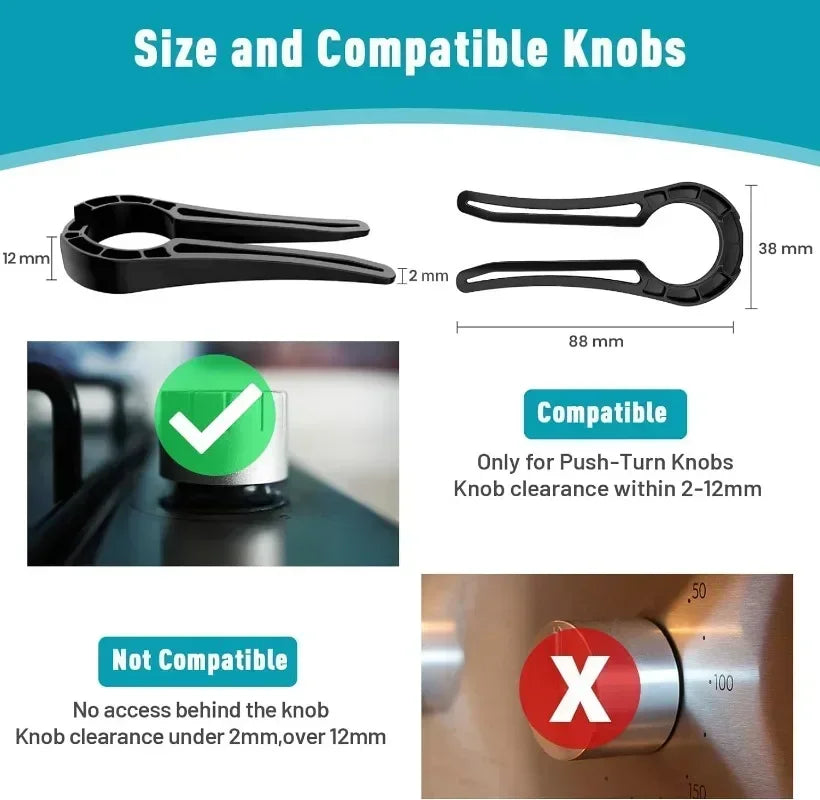 Stove Knob Safety Covers