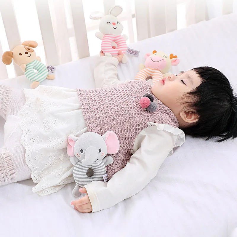 Plush Animal Rattle