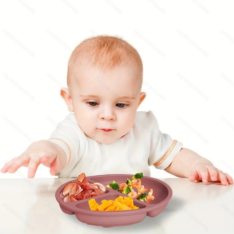 Suction Toddler Plate with Lid