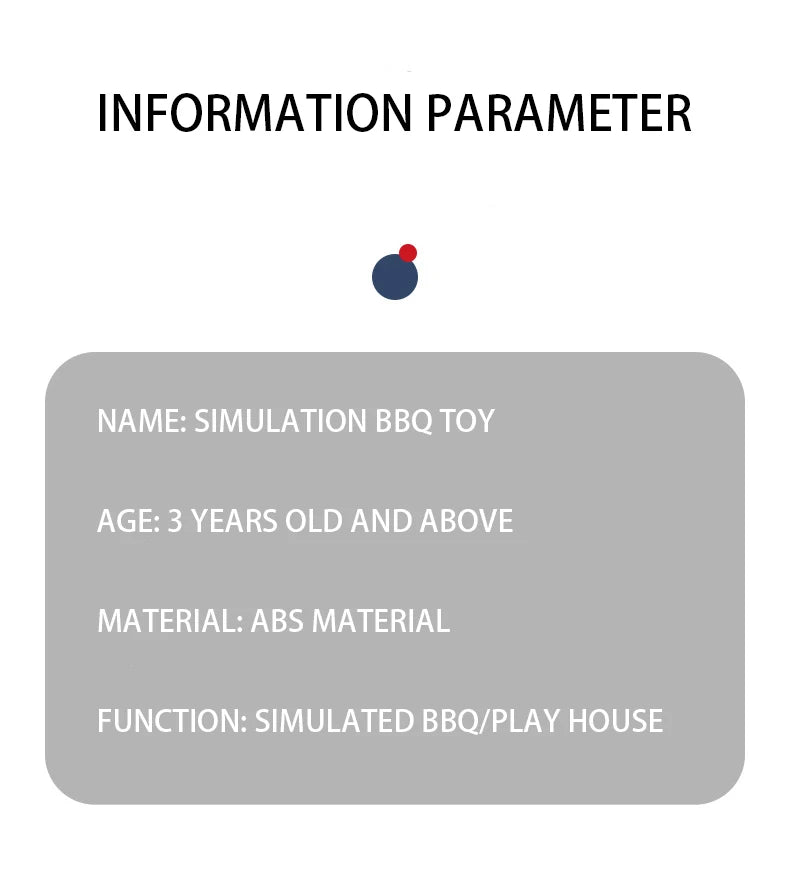 Kids BBQ Play Set