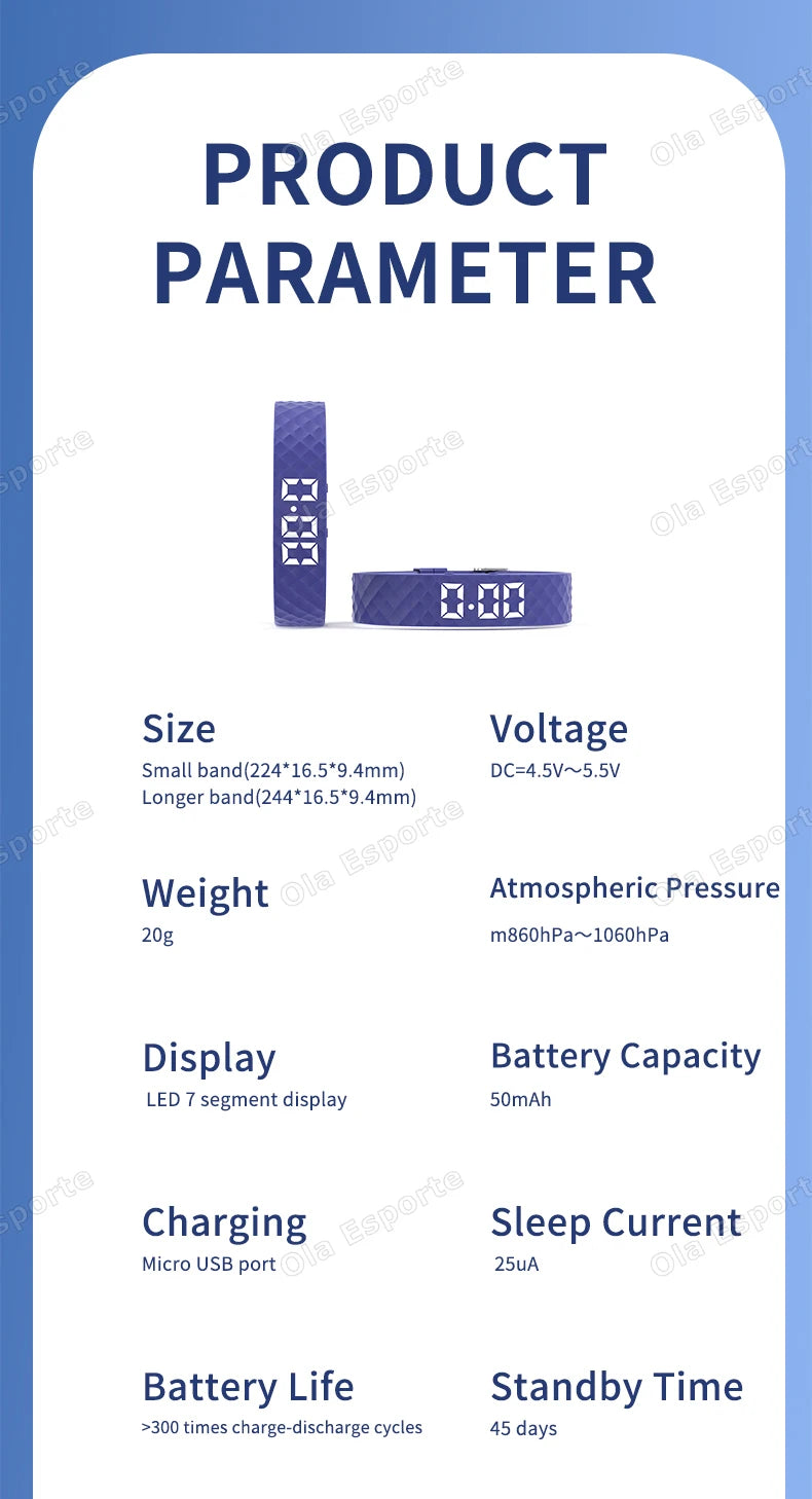 Vibrating Alarm Wristband
