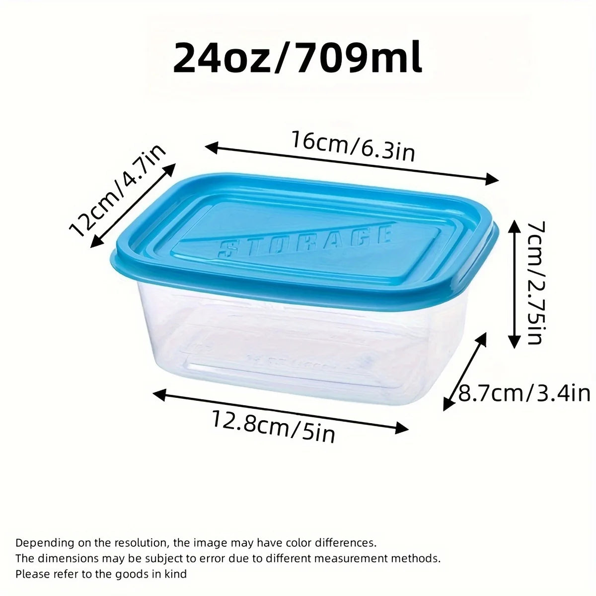 Stackable Food Containers (6-Pack)